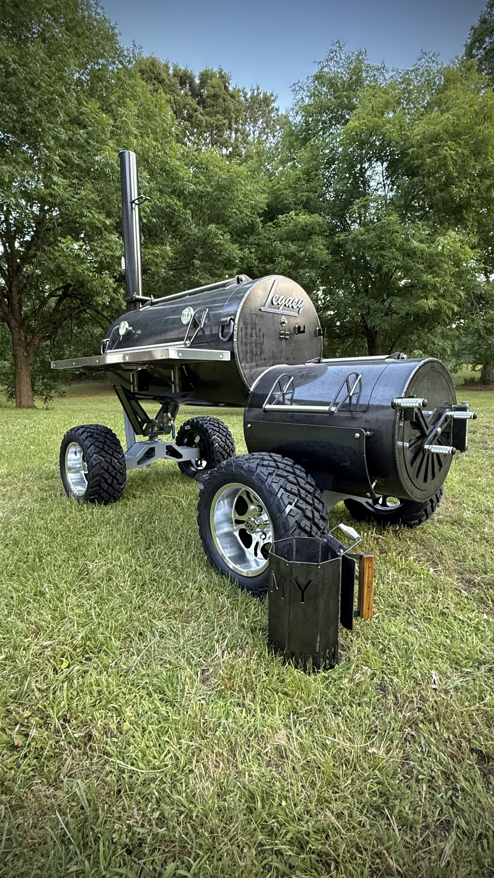 94-Gallon Offset Smoker (Off-Road Edition)