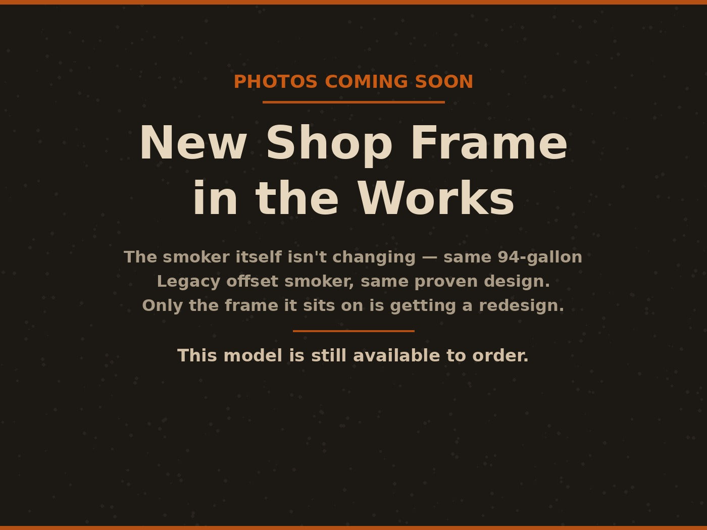 94-Gallon Offset Smoker (Standard)